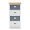 Baxton Studio Calandra ModernOak Brown and Multi-Colored Wood 4-Drawer Storage Unit 199-12248-ZORO - alternate 10